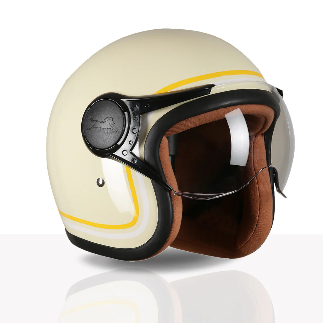 TVS MissFit Helmet for Women | Lightweight Ladies Helmet for Scooter | Stylish Girls Helmet with Extreme Comfort Fit | Women Helmet with Clear Visor | DOT & ISI Certified Helmet for Woman - Image 10