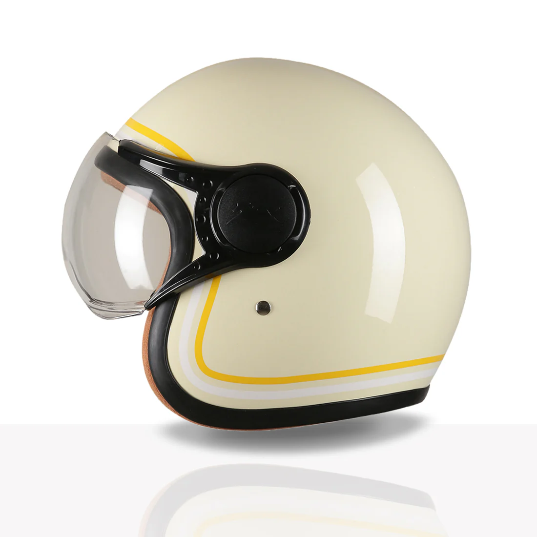 TVS MissFit Helmet for Women | Lightweight Ladies Helmet for Scooter | Stylish Girls Helmet with Extreme Comfort Fit | Women Helmet with Clear Visor | DOT & ISI Certified Helmet for Woman - Image 11