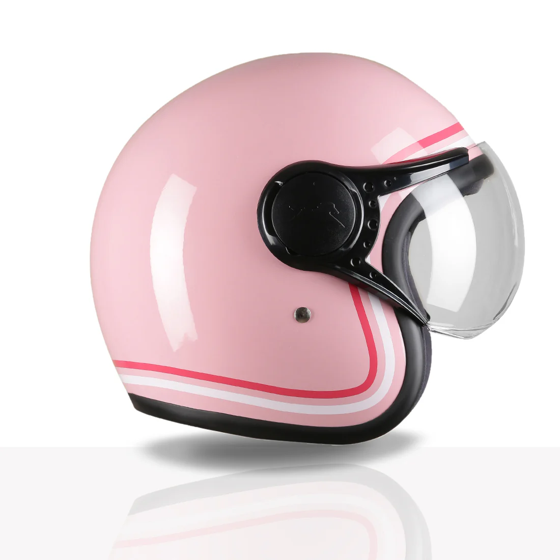 TVS MissFit Helmet for Women | Lightweight Ladies Helmet for Scooter | Stylish Girls Helmet with Extreme Comfort Fit | Women Helmet with Clear Visor | DOT & ISI Certified Helmet for Woman - Image 16