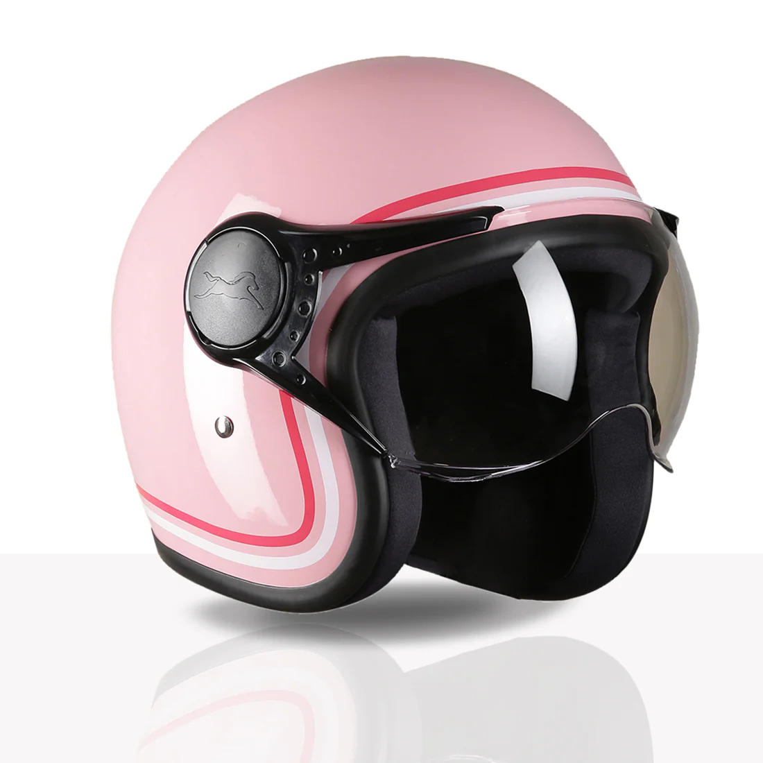 TVS MissFit Helmet for Women | Lightweight Ladies Helmet for Scooter | Stylish Girls Helmet with Extreme Comfort Fit | Women Helmet with Clear Visor | DOT & ISI Certified Helmet for Woman - Image 17