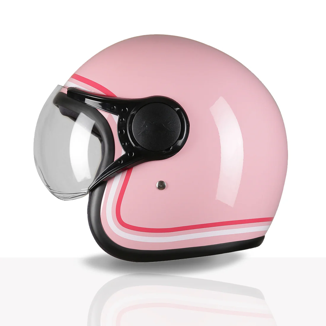 TVS MissFit Helmet for Women | Lightweight Ladies Helmet for Scooter | Stylish Girls Helmet with Extreme Comfort Fit | Women Helmet with Clear Visor | DOT & ISI Certified Helmet for Woman - Image 18