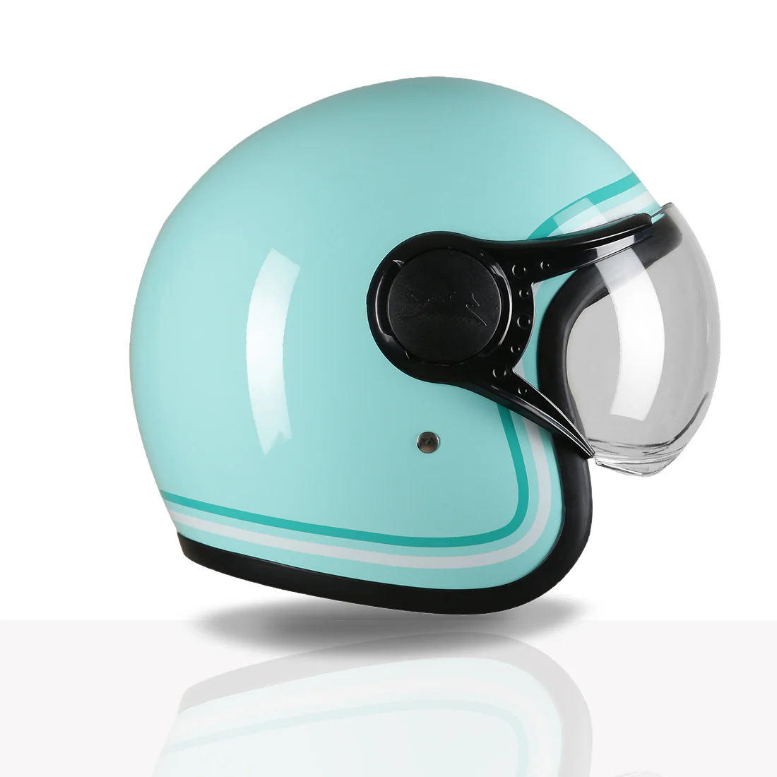 TVS MissFit Helmet for Women | Lightweight Ladies Helmet for Scooter | Stylish Girls Helmet with Extreme Comfort Fit | Women Helmet with Clear Visor | DOT & ISI Certified Helmet for Woman - Image 2