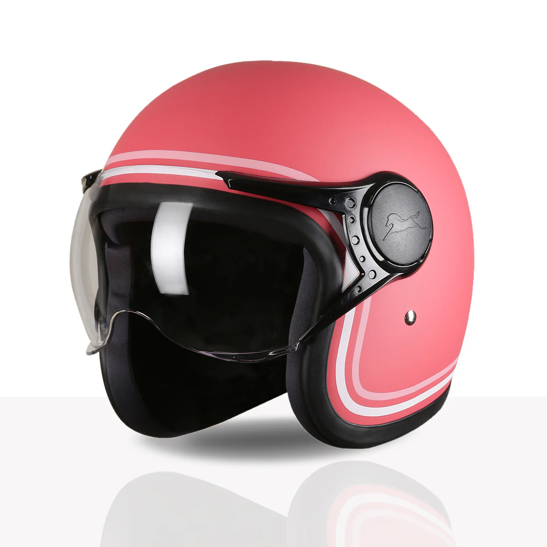 TVS MissFit Helmet for Women | Lightweight Ladies Helmet for Scooter | Stylish Girls Helmet with Extreme Comfort Fit | Women Helmet with Clear Visor | DOT & ISI Certified Helmet for Woman - Image 29