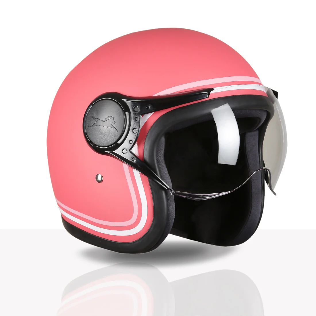 TVS MissFit Helmet for Women | Lightweight Ladies Helmet for Scooter | Stylish Girls Helmet with Extreme Comfort Fit | Women Helmet with Clear Visor | DOT & ISI Certified Helmet for Woman - Image 31
