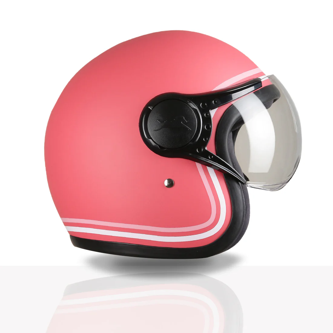 TVS MissFit Helmet for Women | Lightweight Ladies Helmet for Scooter | Stylish Girls Helmet with Extreme Comfort Fit | Women Helmet with Clear Visor | DOT & ISI Certified Helmet for Woman - Image 32