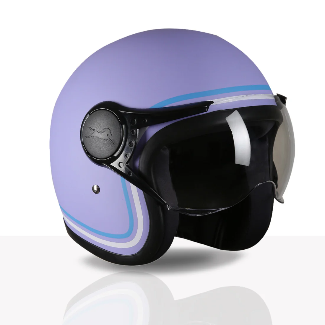TVS MissFit Helmet for Women | Lightweight Ladies Helmet for Scooter | Stylish Girls Helmet with Extreme Comfort Fit | Women Helmet with Clear Visor | DOT & ISI Certified Helmet for Woman - Image 38