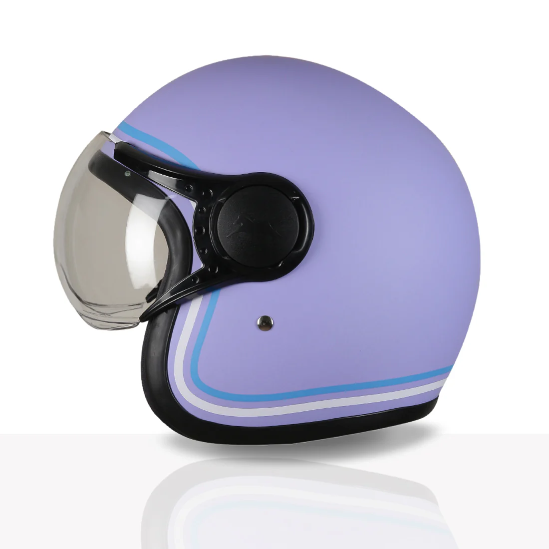TVS MissFit Helmet for Women | Lightweight Ladies Helmet for Scooter | Stylish Girls Helmet with Extreme Comfort Fit | Women Helmet with Clear Visor | DOT & ISI Certified Helmet for Woman - Image 39