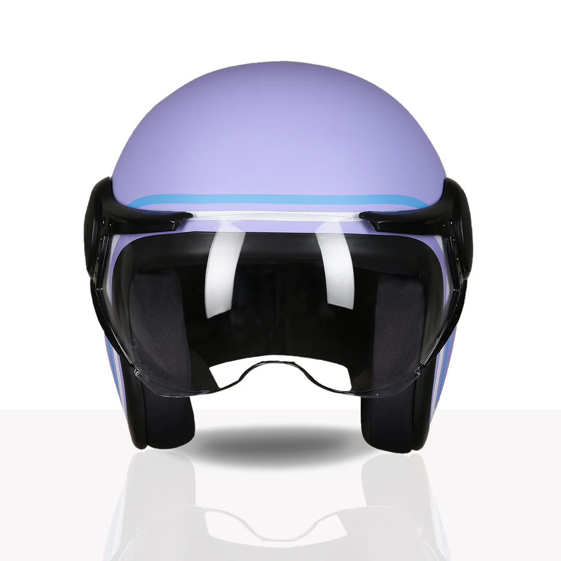 TVS MissFit Helmet for Women | Lightweight Ladies Helmet for Scooter | Stylish Girls Helmet with Extreme Comfort Fit | Women Helmet with Clear Visor | DOT & ISI Certified Helmet for Woman - Image 40