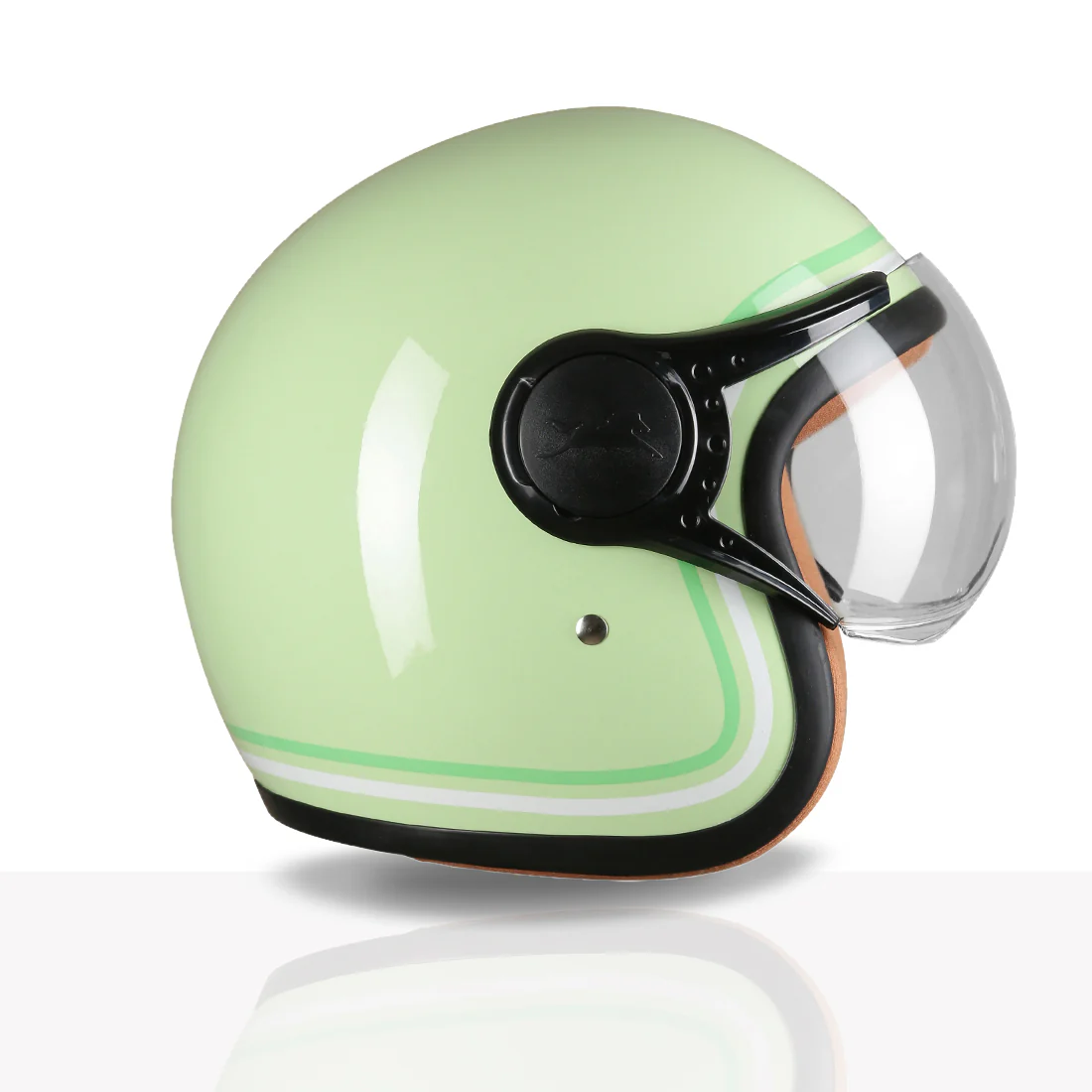 TVS MissFit Helmet for Women | Lightweight Ladies Helmet for Scooter | Stylish Girls Helmet with Extreme Comfort Fit | Women Helmet with Clear Visor | DOT & ISI Certified Helmet for Woman - Image 44