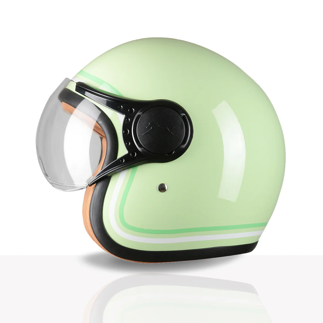 TVS MissFit Helmet for Women | Lightweight Ladies Helmet for Scooter | Stylish Girls Helmet with Extreme Comfort Fit | Women Helmet with Clear Visor | DOT & ISI Certified Helmet for Woman - Image 46