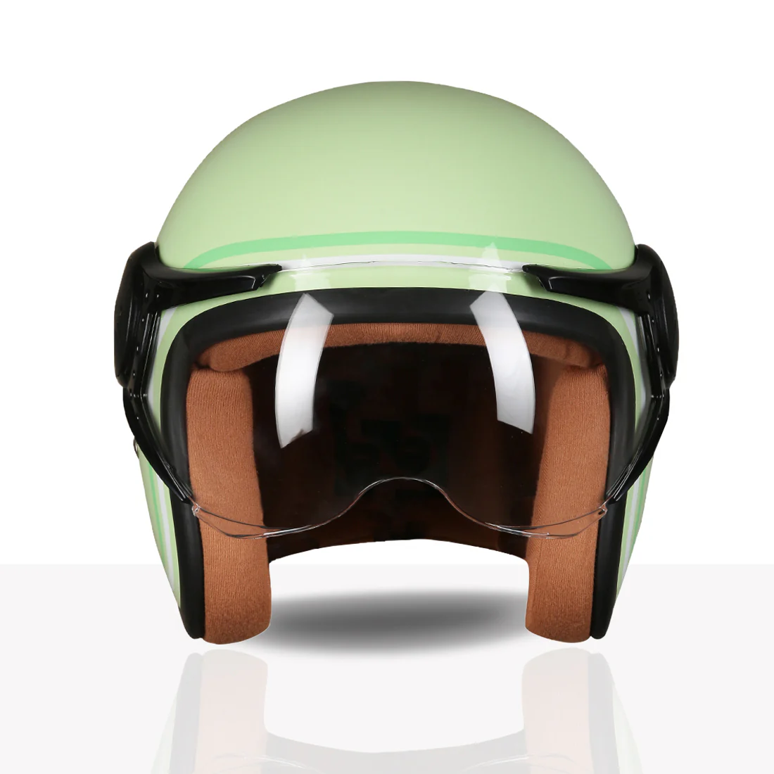 TVS MissFit Helmet for Women | Lightweight Ladies Helmet for Scooter | Stylish Girls Helmet with Extreme Comfort Fit | Women Helmet with Clear Visor | DOT & ISI Certified Helmet for Woman - Image 47