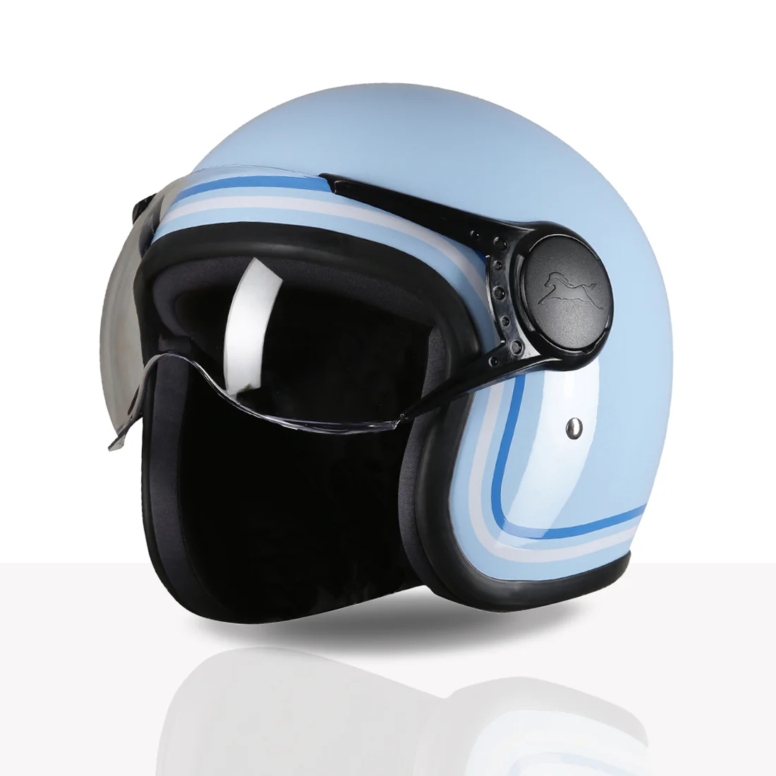 TVS MissFit Helmet for Women | Lightweight Ladies Helmet for Scooter | Stylish Girls Helmet with Extreme Comfort Fit | Women Helmet with Clear Visor | DOT & ISI Certified Helmet for Woman - Image 50