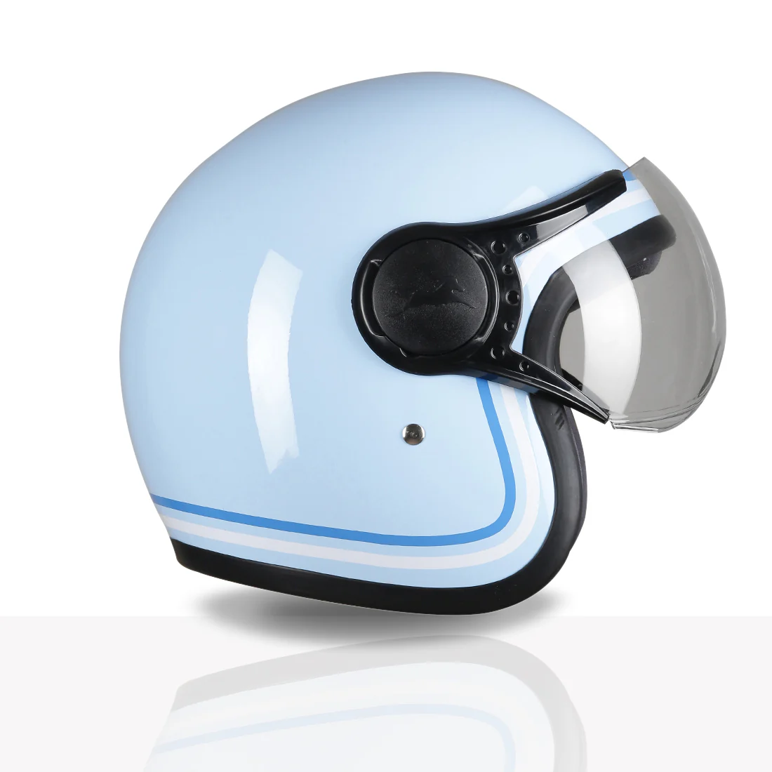 TVS MissFit Helmet for Women | Lightweight Ladies Helmet for Scooter | Stylish Girls Helmet with Extreme Comfort Fit | Women Helmet with Clear Visor | DOT & ISI Certified Helmet for Woman - Image 51