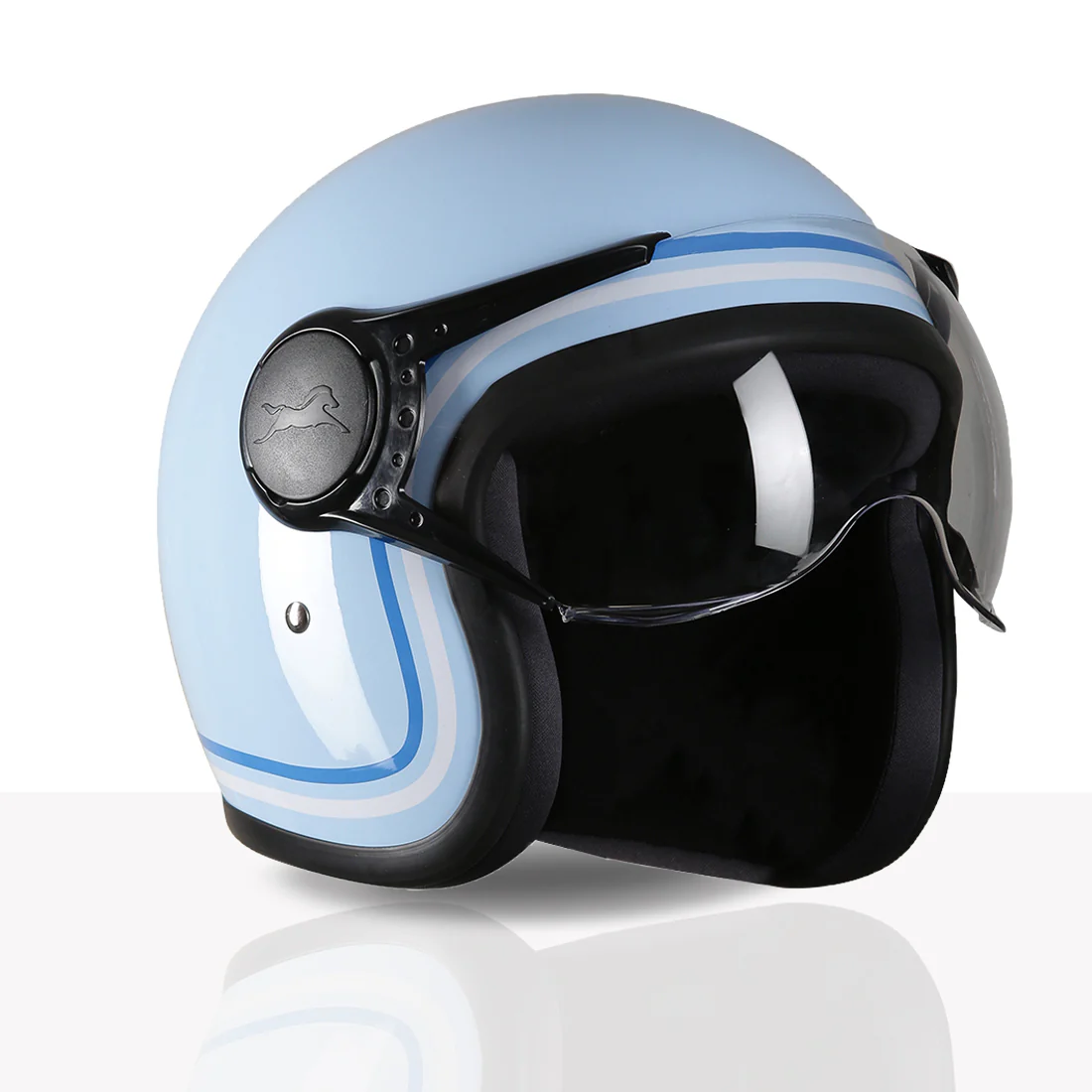TVS MissFit Helmet for Women | Lightweight Ladies Helmet for Scooter | Stylish Girls Helmet with Extreme Comfort Fit | Women Helmet with Clear Visor | DOT & ISI Certified Helmet for Woman - Image 52