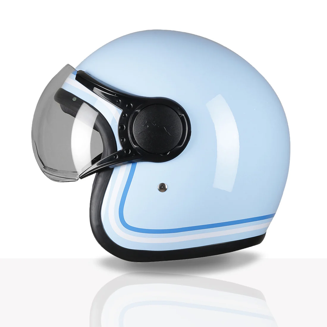 TVS MissFit Helmet for Women | Lightweight Ladies Helmet for Scooter | Stylish Girls Helmet with Extreme Comfort Fit | Women Helmet with Clear Visor | DOT & ISI Certified Helmet for Woman - Image 53