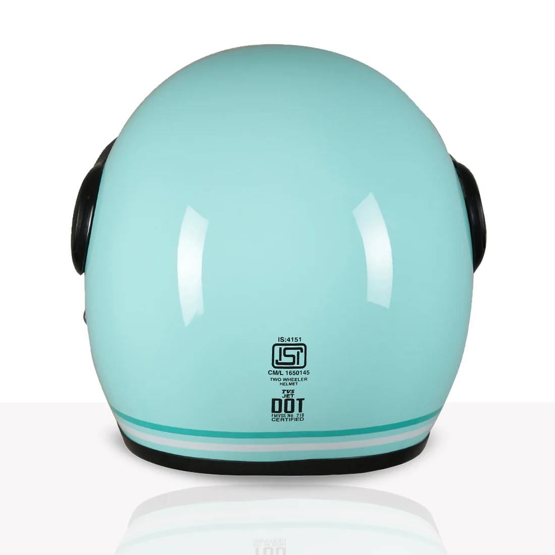 TVS MissFit Helmet for Women | Lightweight Ladies Helmet for Scooter | Stylish Girls Helmet with Extreme Comfort Fit | Women Helmet with Clear Visor | DOT & ISI Certified Helmet for Woman - Image 6