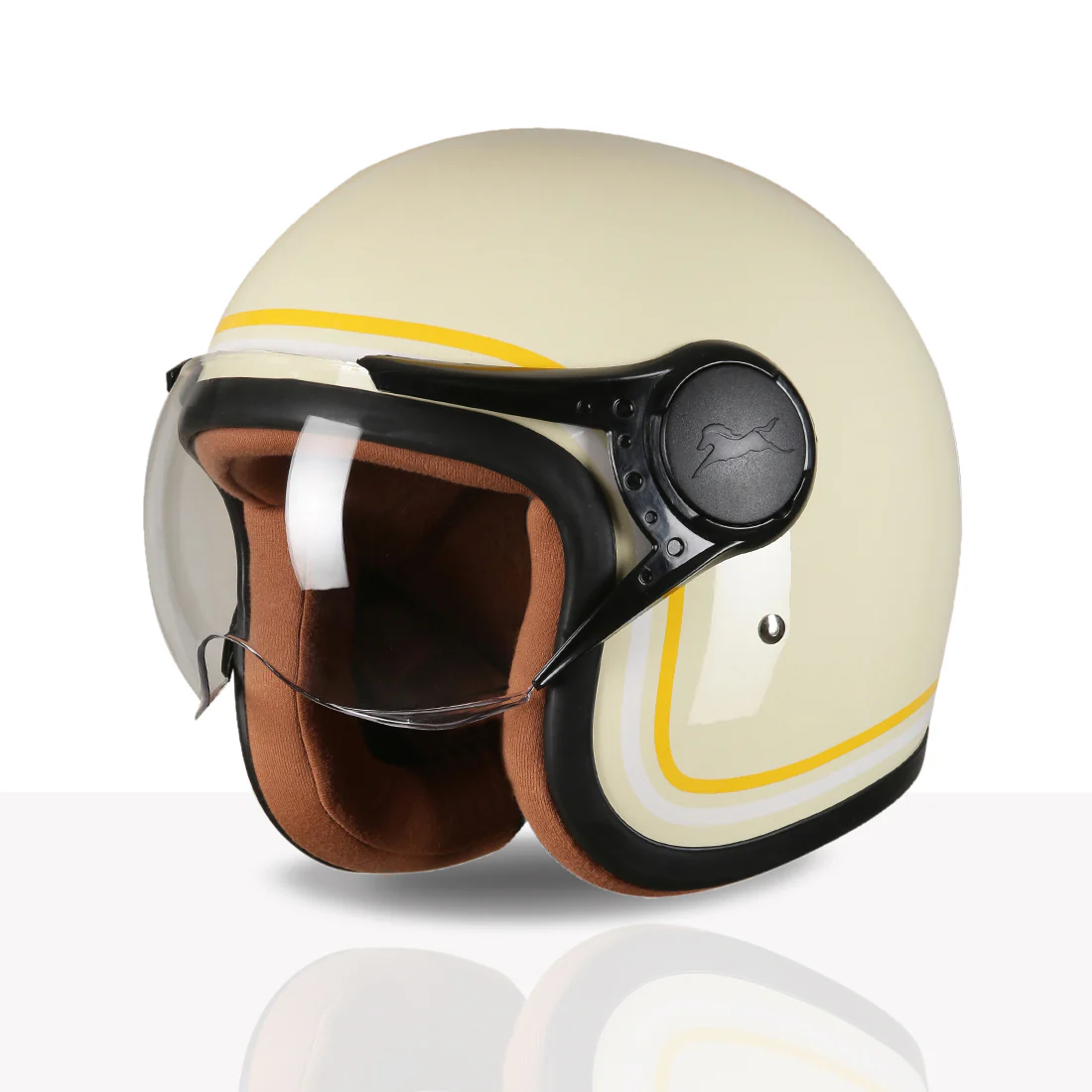 TVS MissFit Helmet for Women | Lightweight Ladies Helmet for Scooter | Stylish Girls Helmet with Extreme Comfort Fit | Women Helmet with Clear Visor | DOT & ISI Certified Helmet for Woman - Image 8