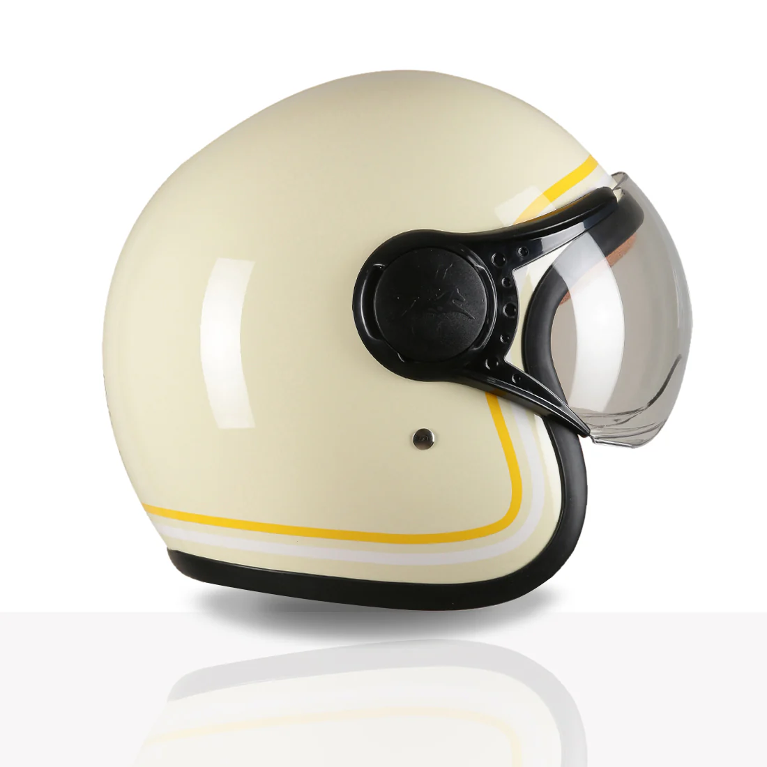 TVS MissFit Helmet for Women | Lightweight Ladies Helmet for Scooter | Stylish Girls Helmet with Extreme Comfort Fit | Women Helmet with Clear Visor | DOT & ISI Certified Helmet for Woman - Image 9