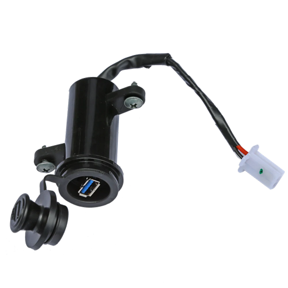 TVS Mobile Charger Kit - PEP+ | High-Speed 5V USB Charger for Motorcycles