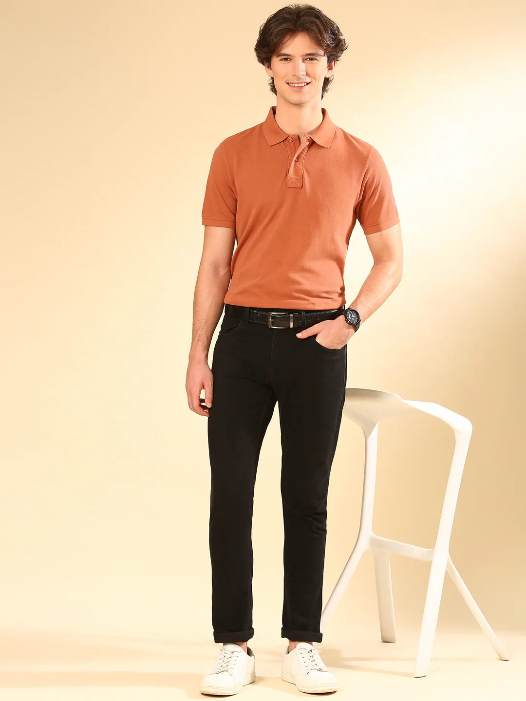 TVS Originals 100% Cotton Overdyed Polo T-Shirt for Men | Heavyweight 240 GSM | Washed Finish for Vintage Look | Classic Fit with Side Slits | Soft Ribbed Collar | Durable, Pre-washed, Premium Feel - Image 29