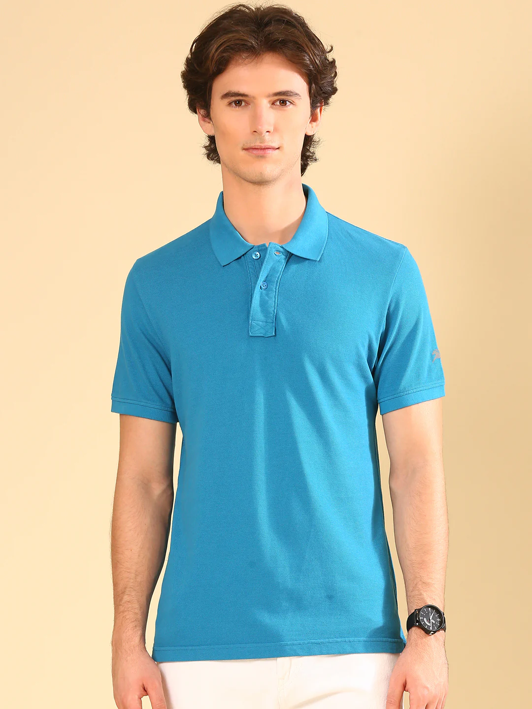 TVS Originals 100% Cotton Overdyed Polo T-Shirt for Men | Heavyweight 240 GSM | Washed Finish for Vintage Look | Classic Fit with Side Slits | Soft Ribbed Collar | Durable, Pre-washed, Premium Feel - Image 4