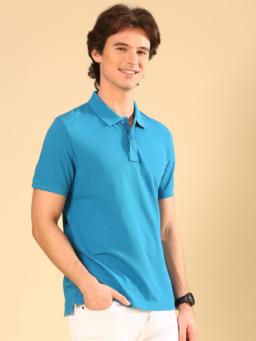 TVS Originals 100% Cotton Overdyed Polo T-Shirt for Men | Heavyweight 240 GSM | Washed Finish for Vintage Look | Classic Fit with Side Slits | Soft Ribbed Collar | Durable, Pre-washed, Premium Feel - Image 7