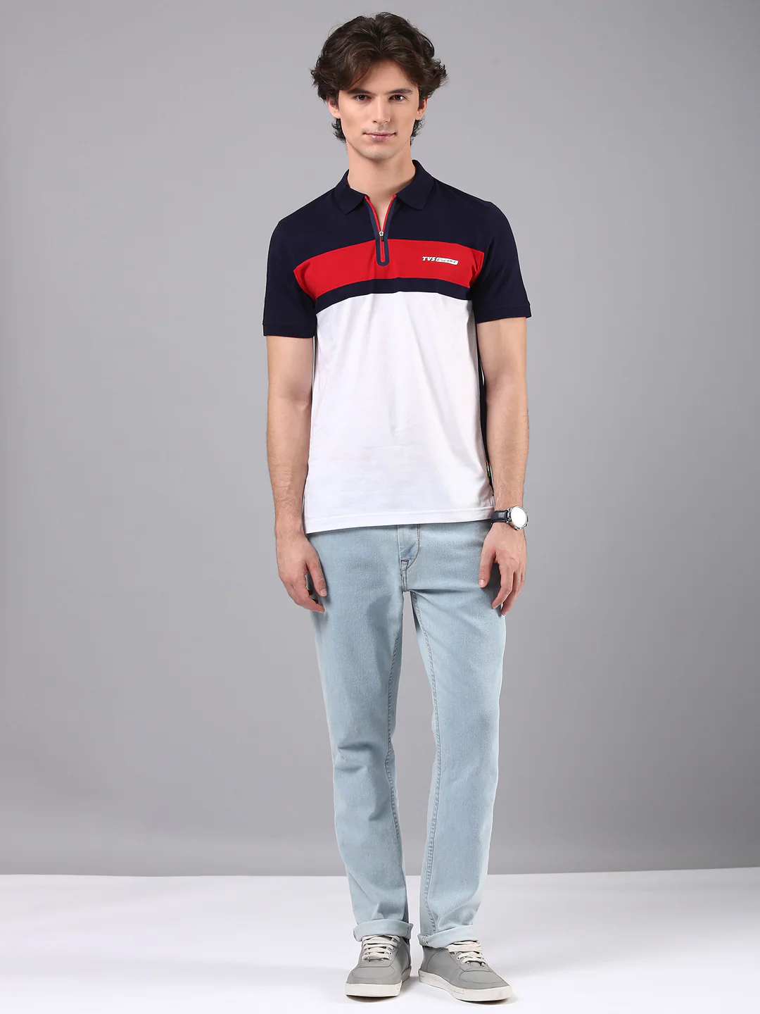 TVS Originals Racing 100% Cotton Mercerised Polo T-Shirt | 180 GSM | Sleek Zipper Placket | Soft Sheen Finish | Lightweight & Durable | Regular Fit | Heat-Sealed Neck | Premium Everyday Wear - Image 29