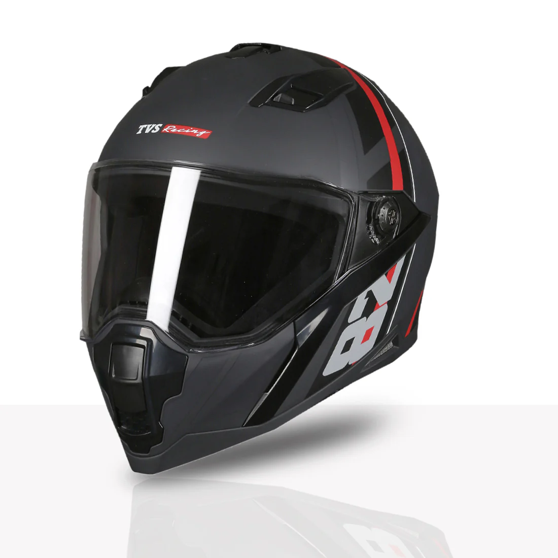 TVS Racing Anti Matter Full Face Helmet for Bike & Motorcycle Riders # -DOT & ISI Certified-Lightweight ABS Shell, UV Resistant-Ventilated Comfort Liner, Quick-Release Visor & Chin Strap - Image 113