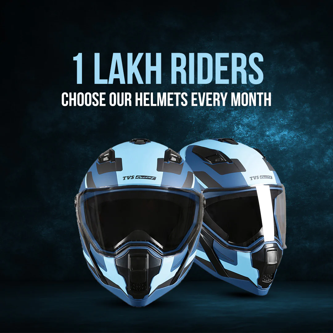 TVS Racing Anti Matter Full Face Helmet for Bike & Motorcycle Riders # -DOT & ISI Certified-Lightweight ABS Shell, UV Resistant-Ventilated Comfort Liner, Quick-Release Visor & Chin Strap - Image 14
