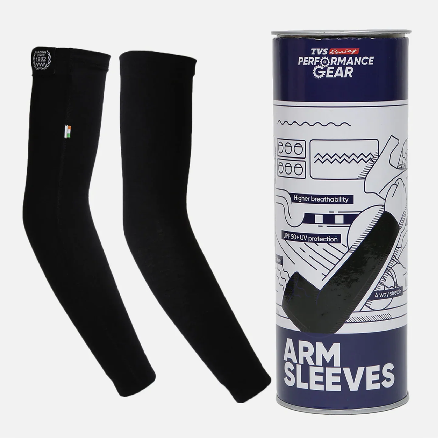 TVS Racing Arm Sleeves - Color: Grey - Image 7