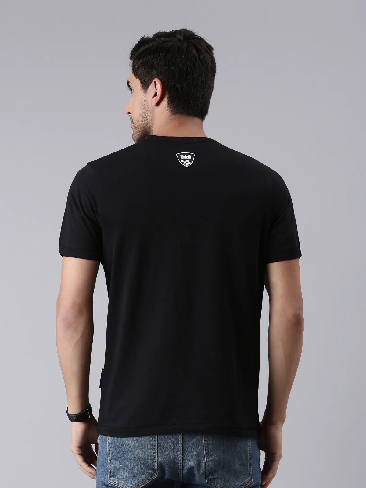 TVS Racing Arsenal Black Cyborg Crew neck T Shirt - Image 5