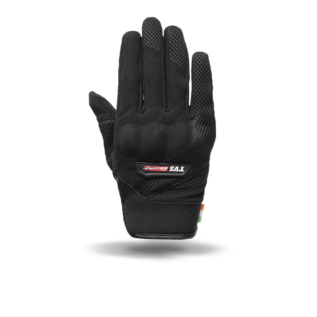TVS Racing Beast Riding Gloves | All-Weather Riding Protection | Corduroy Top | PVC Knuckle Guard | Touchscreen Ready | Breathable Airmesh | Anti-Fatigue Padded Palm | Men’s Motorcycle Gloves - Image 4