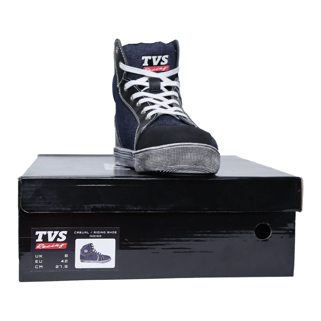 TVS Racing Casual Shoes - Denim - Image 4