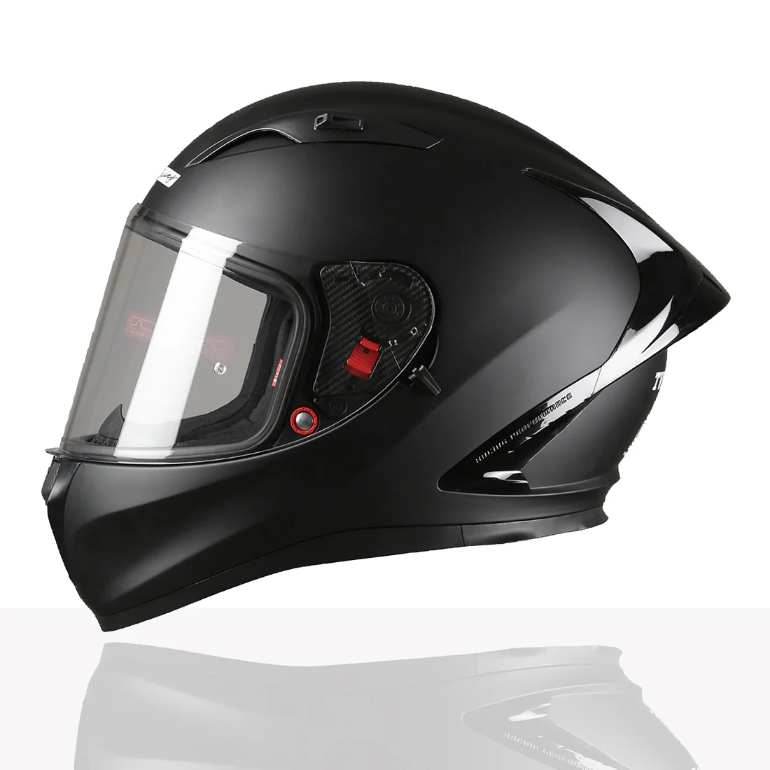 TVS Racing Dual Visor Helmet for Men – Anti-Fog Pin-Lock, Aerodynamic Design & DOT/ISI/ECE Certified – Premium Full Face Helmet For Men - Image 12