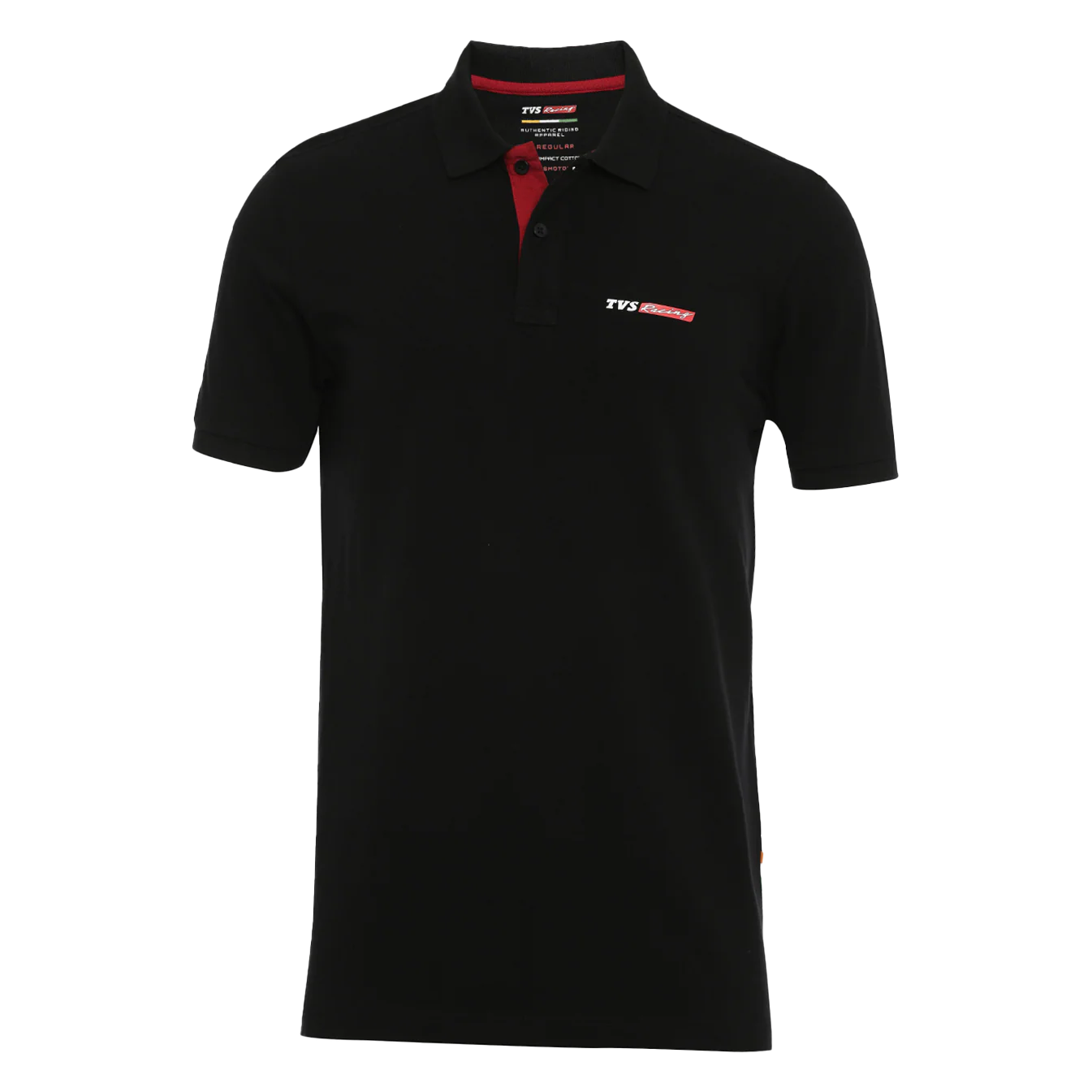 TVS Racing Polo Neck Cotton T Shirt, Color - Image 5