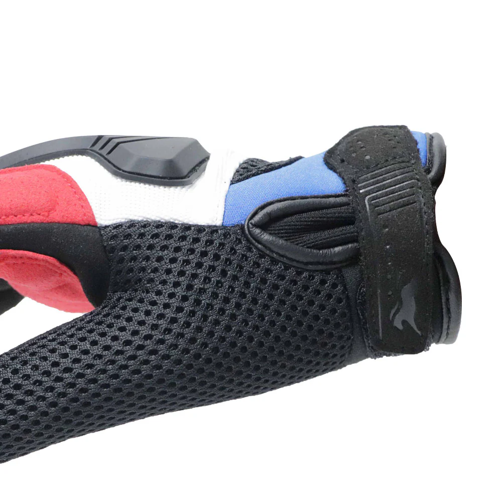 TVS Racing City Riding Gloves Blue/Red | Comfortable and Stylish - Image 5