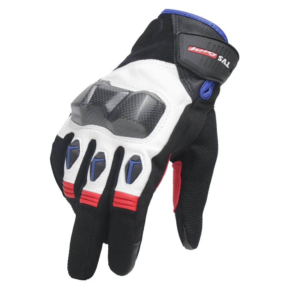 TVS Racing City Riding Gloves for Men – Hard SONIC Protected, Touch Screen Compatible, & Visor Wiper Fingertips – Premium Bike Gloves for Riding Comfort (Black) - Image 9