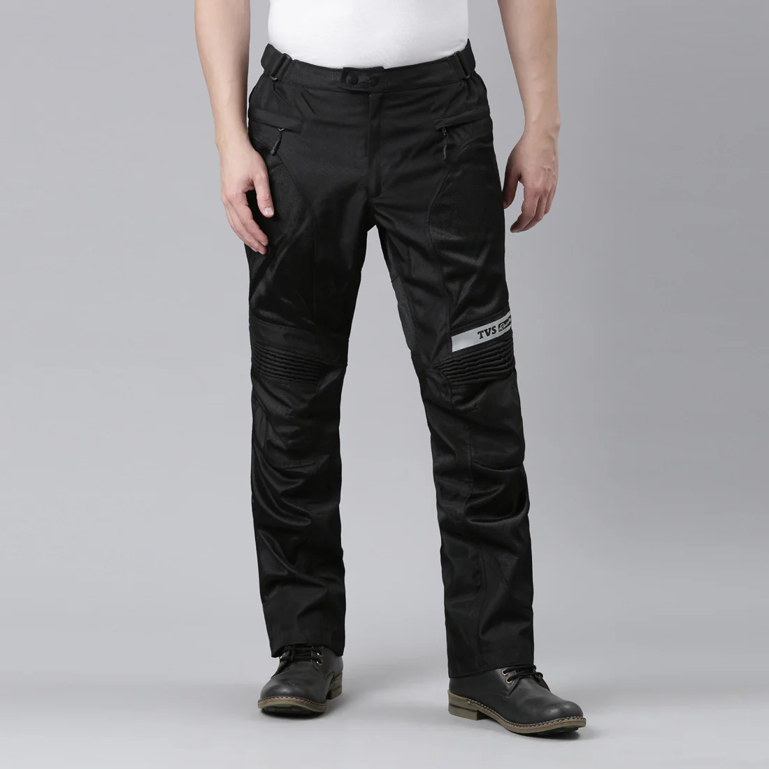 TVS Racing Sprinter Riding Pant Black Lightweight & Flexible - Image 7