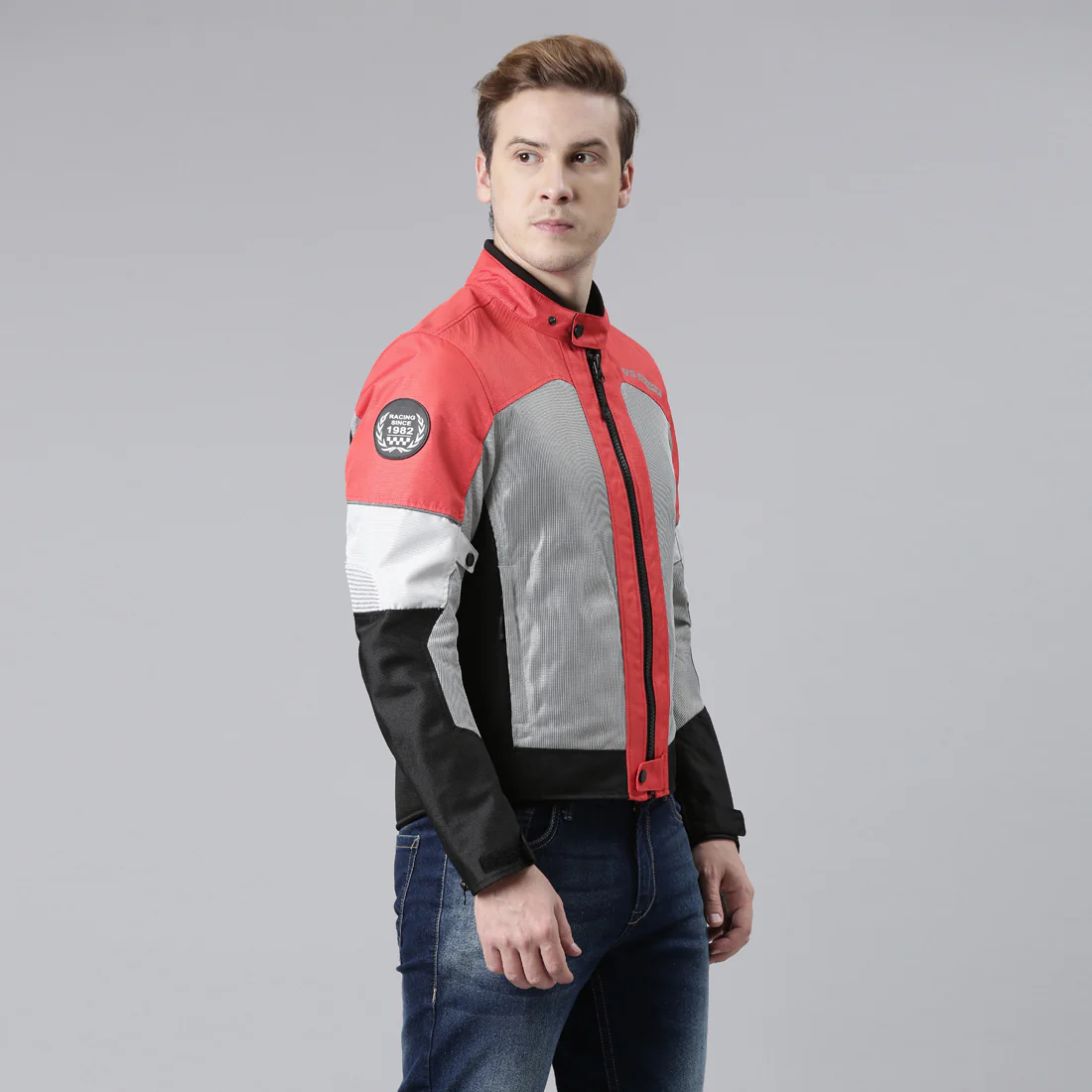 TVS Racing Street Striker Jacket Red/Black Superior Protection & Style - Image 40