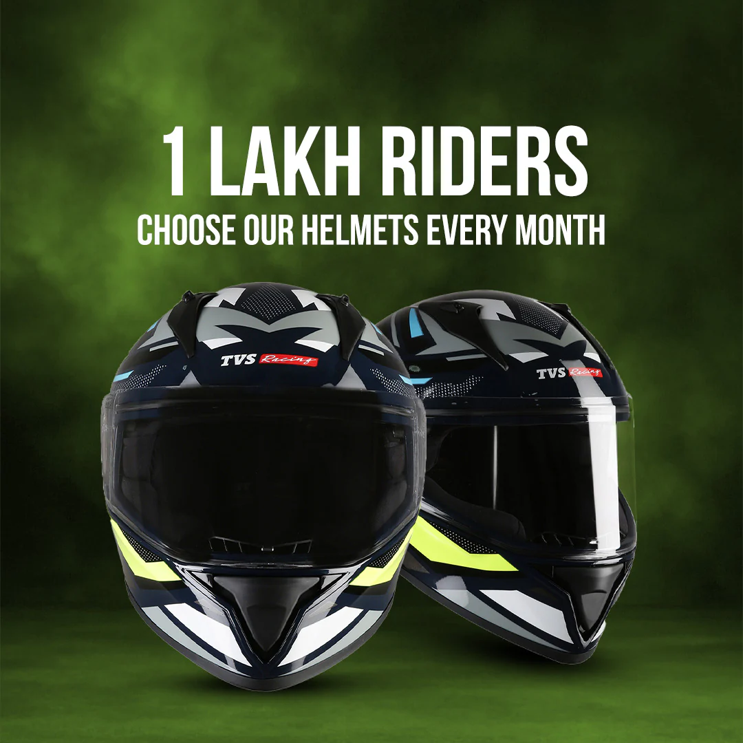 TVS Racing Titan Series Full Face Helmet for Men | Premium Bike Helmets with ABS Shell, UV Paint | Quick Release System | Aerodynamic Design | DOT & ISI Certified - Image 14