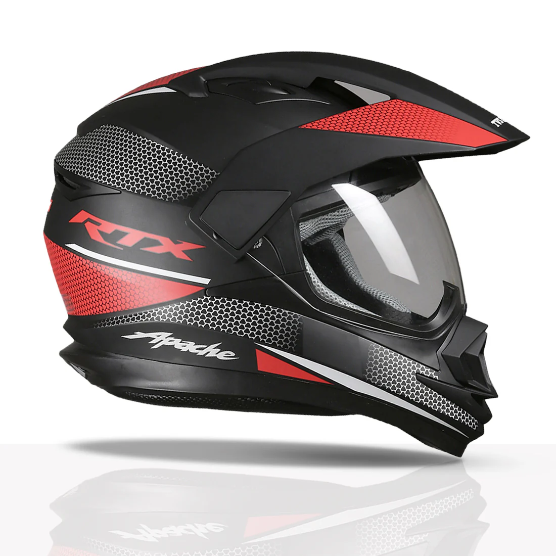 TVS Apache RTX Dual Sports Helmet - Image 3