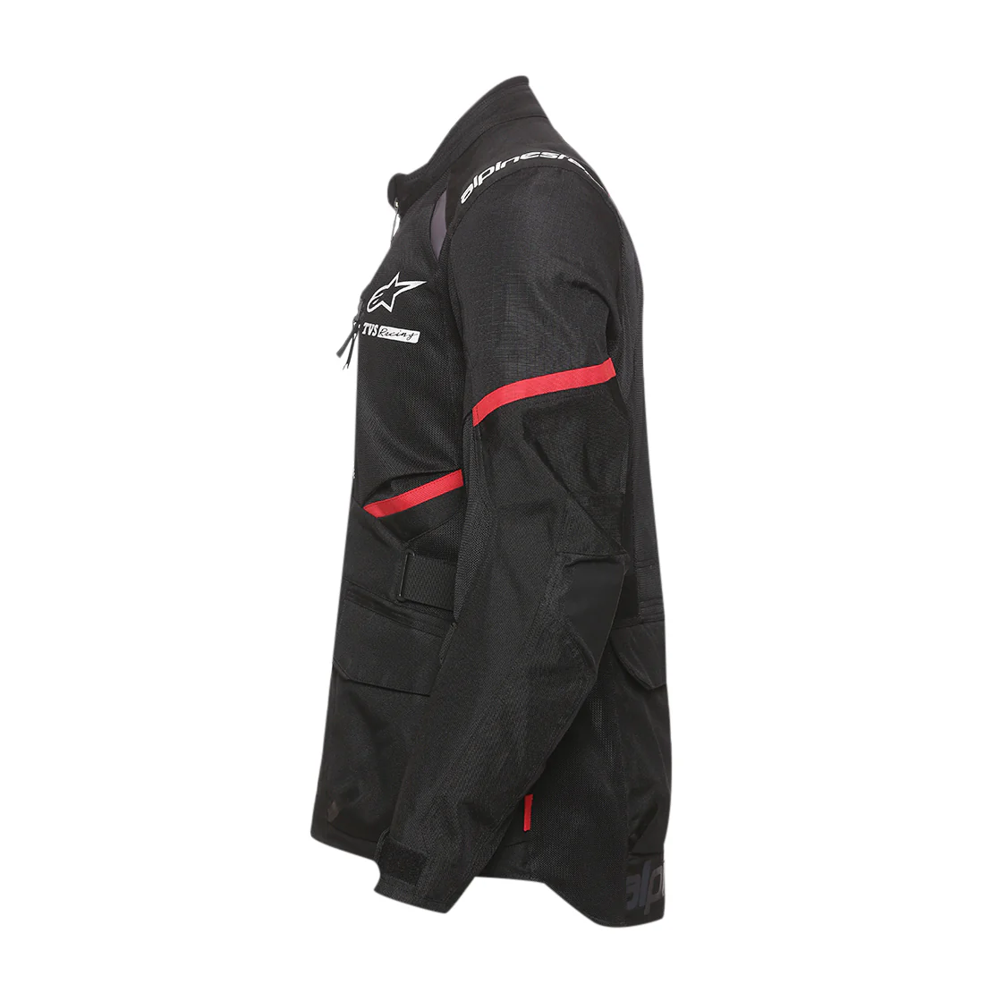 TVS Racing x Alpinestars Touring Riding Jacket with CE Level 2 Nucleon Plasma Armor, 600D Abrasion Resistant Shell, 310 GSM Mesh Ventilation, Reflective Panels, Cargo Pockets Motorcycle Touring Jacket - Image 6