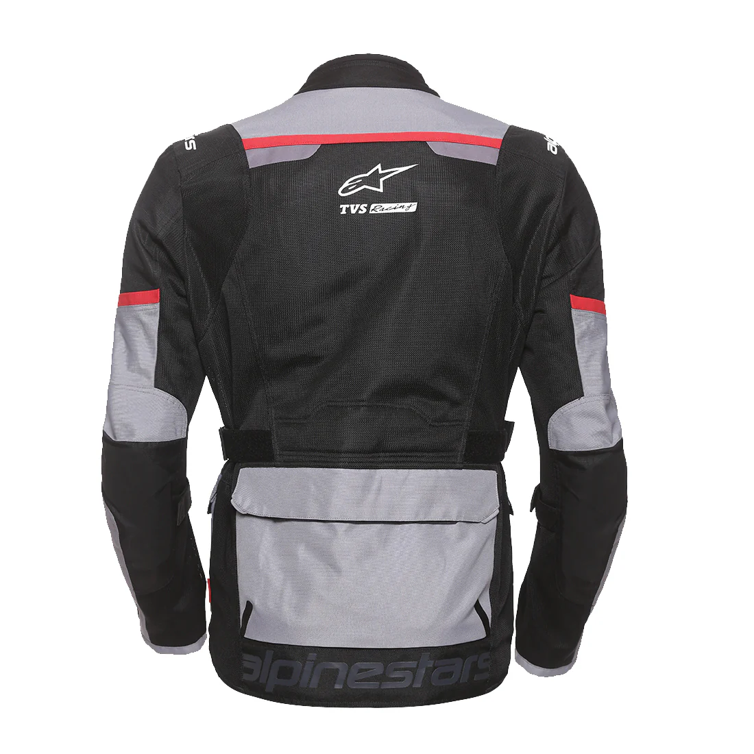 TVS Racing x Alpinestars Touring Riding Jacket with CE Level 2 Nucleon Plasma Armor, 600D Abrasion Resistant Shell, 310 GSM Mesh Ventilation, Reflective Panels, Cargo Pockets Motorcycle Touring Jacket - Image 8
