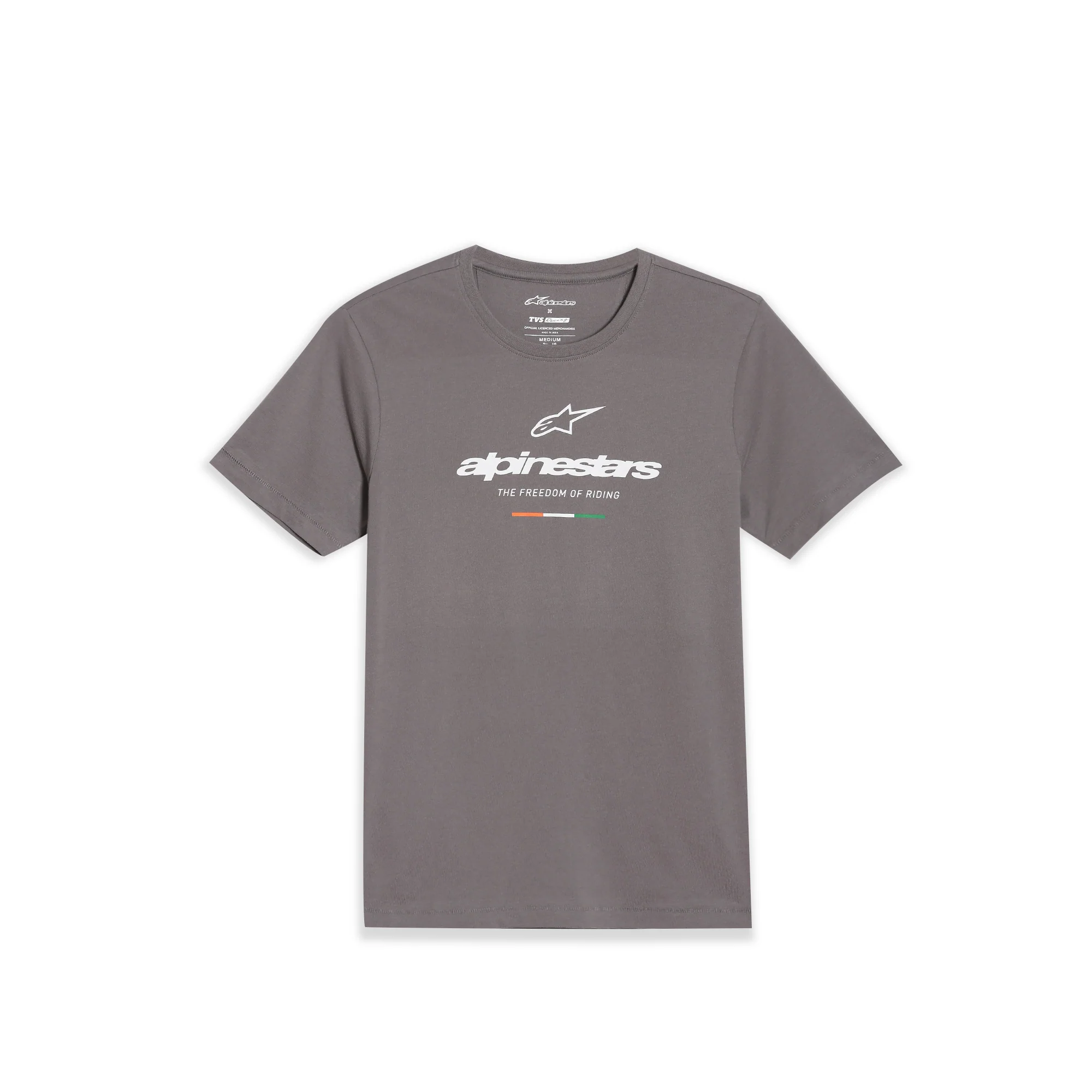 TVS Racing x Alpinestars Crew Neck T-Shirt-100% Soft Combed Cotton, Breathable & Anti-Microbial Fabric, Non-PVC Print, No-Chafe Skin-Friendly Comfort for Racing & Casual Everyday Wear - Image 6