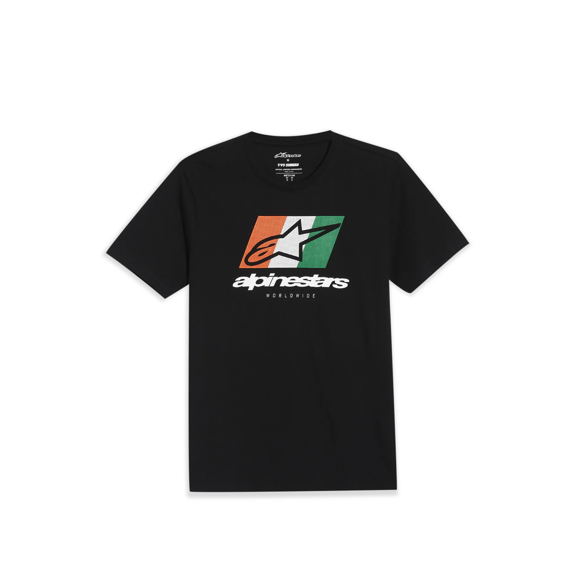 TVS Racing x Alpinestars Crew Neck T-Shirt-100% Soft Combed Cotton, Breathable & Anti-Microbial Fabric, Non-PVC Print, No-Chafe Skin-Friendly Comfort for Racing & Casual Everyday Wear - Image 6