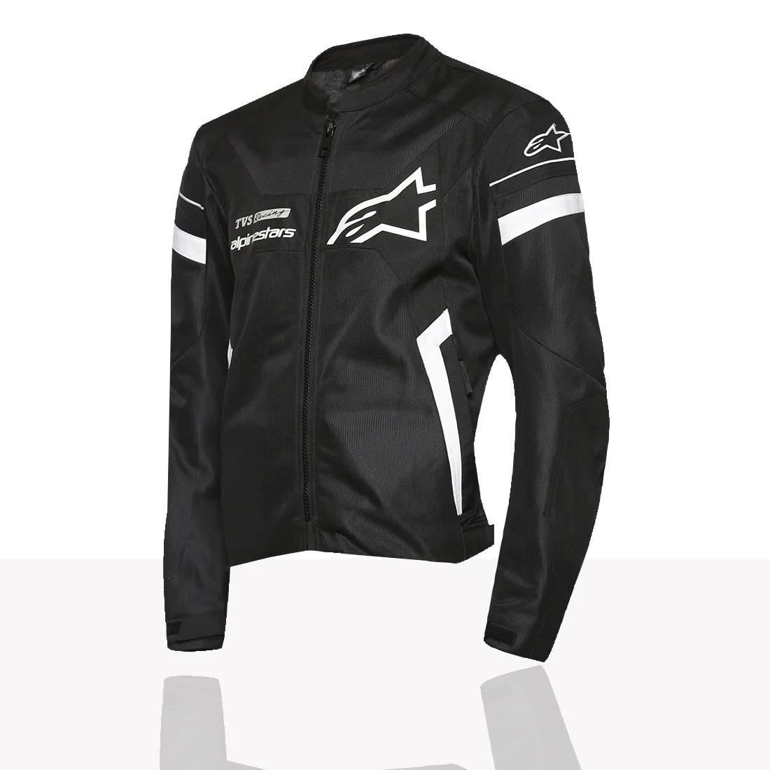 TVS Racing x Alpinestars Riding Jacket with CE Level 2 Nucleon Plasma Armor, 600D Abrasion Resistant Shell, Breathable Mesh Panels, Reflective Visibility, Pre Curved Sleeves Motorcycle Protective Gear - Image 10
