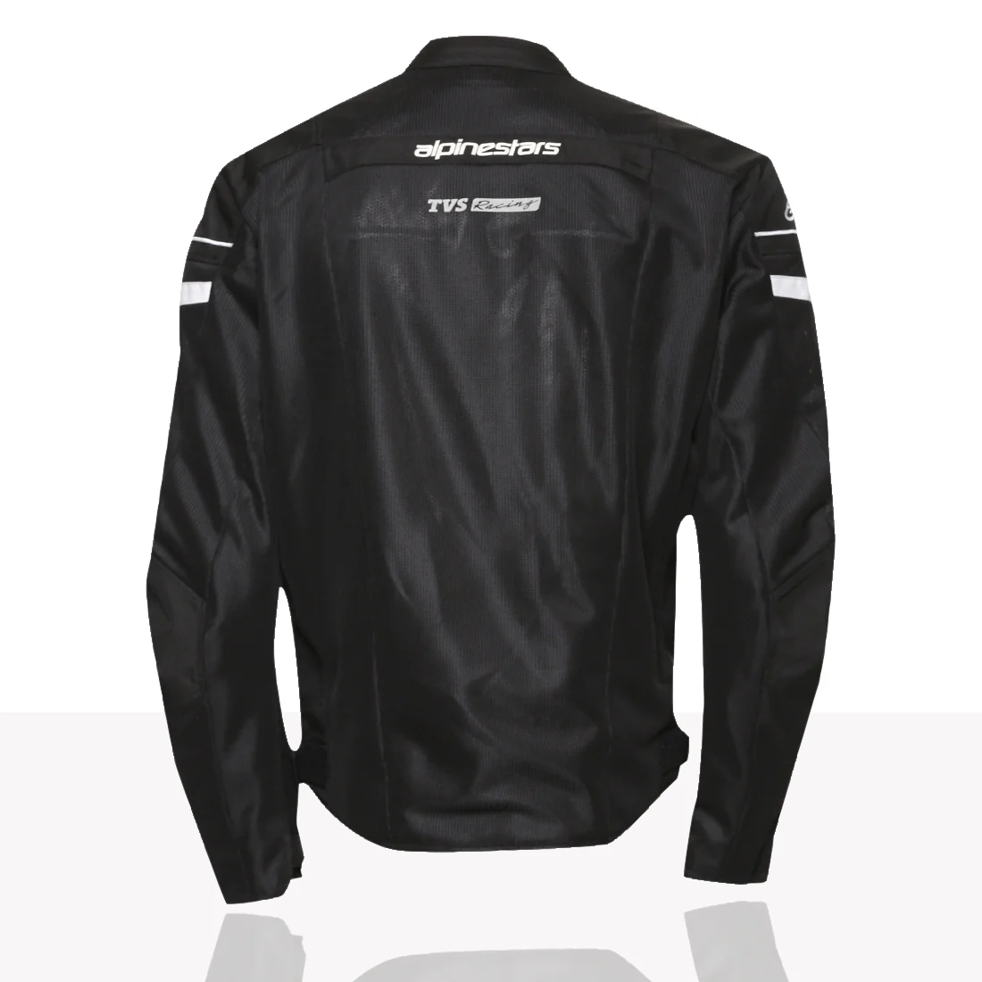 TVS Racing x Alpinestars Riding Jacket with CE Level 2 Nucleon Plasma Armor, 600D Abrasion Resistant Shell, Breathable Mesh Panels, Reflective Visibility, Pre Curved Sleeves Motorcycle Protective Gear - Image 8