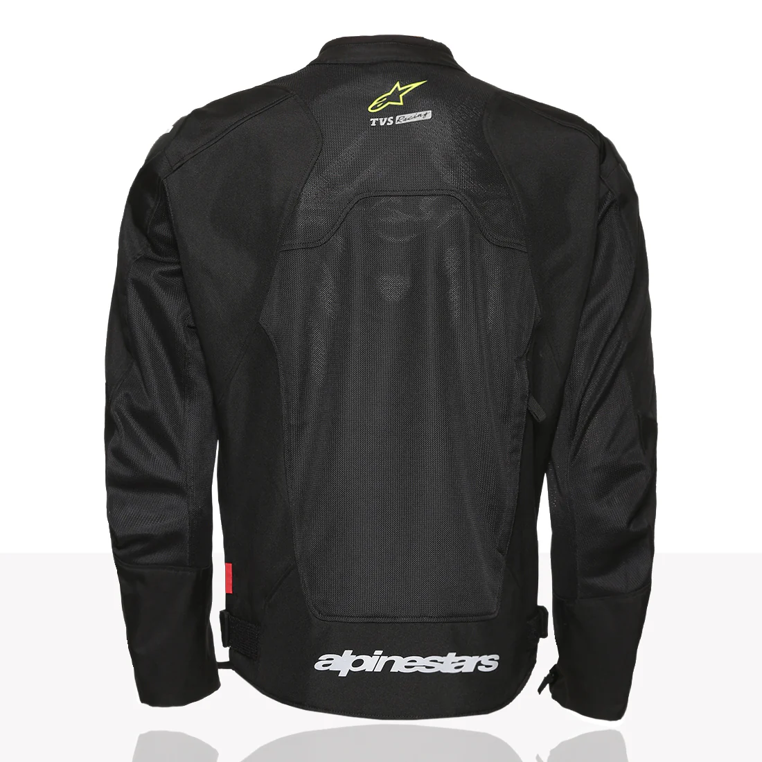 TVS Racing x Alpinestars Riding Jacket with CE Level 2 Nucleon Plasma Armor, 600D Abrasion Resistant Shell, Breathable Mesh Panels, Reflective Visibility, Pre Curved Sleeves Motorcycle Protective Gear - Image 8
