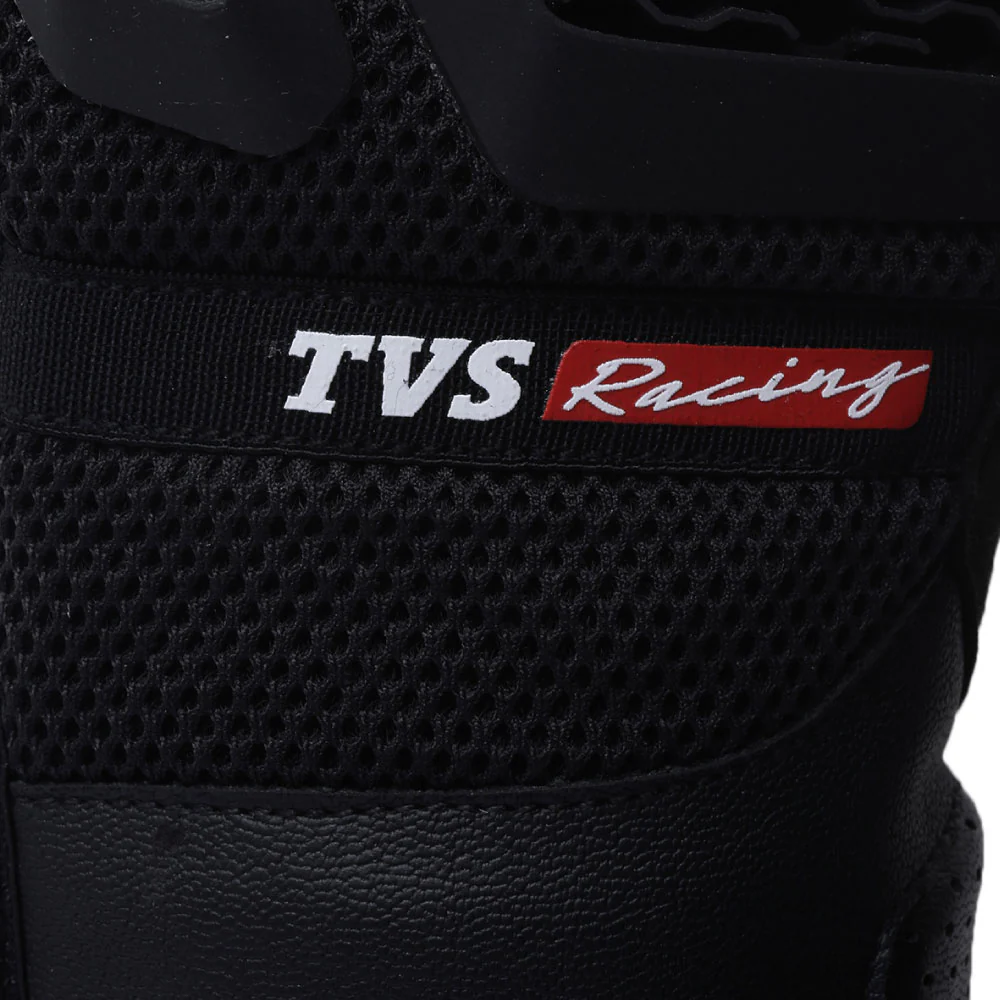 TVS Racing Adventure Riding Gloves Black Rugged and Durable for Long Rides - Image 6