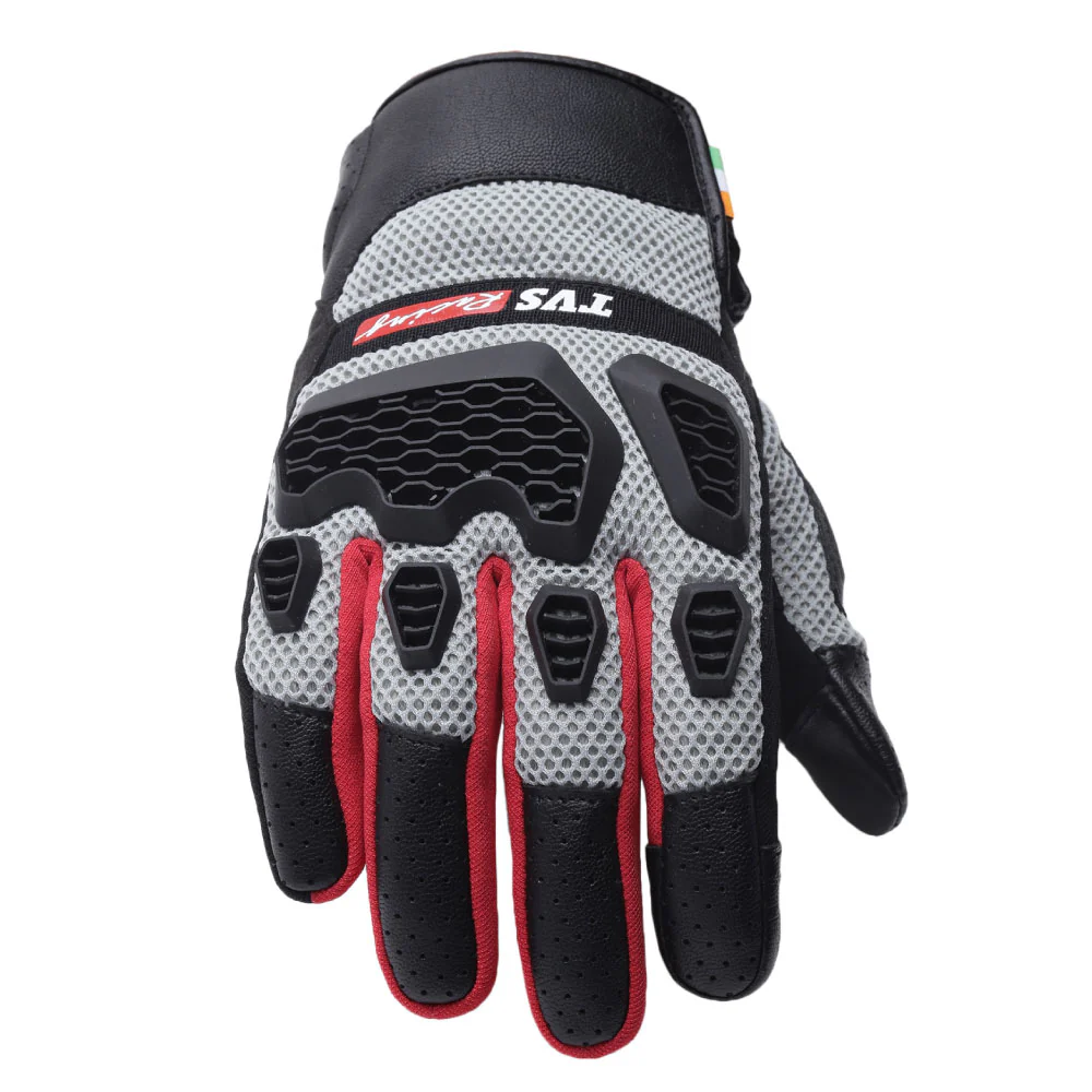 TVS Racing Adventure Riding Gloves Black Rugged and Durable for Long Rides - Image 9